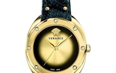 Versace - Shadov Watch Dark blue Snake Pattern Strap - VEBM00318 - Unisex - 2011-present