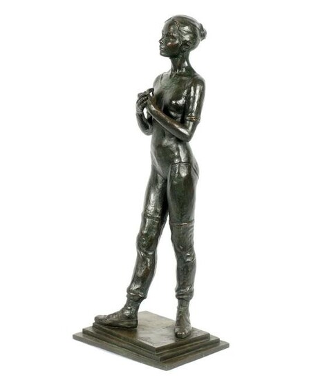 Victor Villarreal Bronze Ballerina Sculpture
