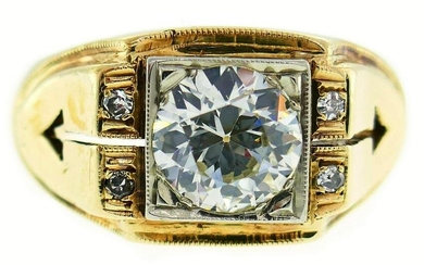 Victorian Old European Cut Diamond Gold Ring