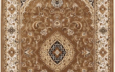Vintage Style Brown Floral Classic 4X6 Machine-Made Area Rug Oriental Carpet