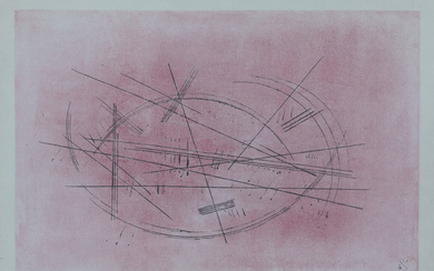 WASSILY KANDINSKY Zeichnung in rosa, 1927/1952