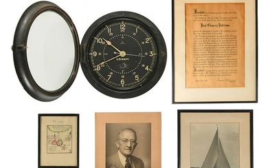 WWII Seth Thomas for Ingalls Shipbuilding Clock