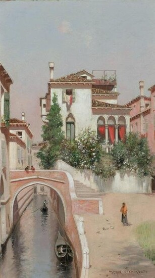 Warren Sheppard American, 1858-1937 Venetian Canal