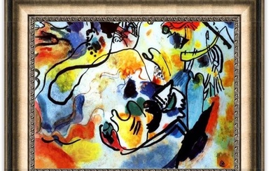 Wassily Kandinsky "Last Judgement, 1912" Oil Painting, After