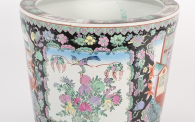 iGavel Auctions: Chinese Enamel Decorated Porcelain Jardiniere FD8B