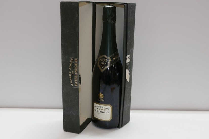 1 Btle Champagne Bollinger Grande Année 1990 in...