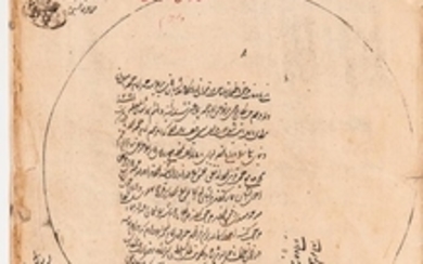 Arabic Manuscript on Paper. Kholasat' al-Hesab (Arithmetic Summary) and its Description, 1075 AH [1664 CE].