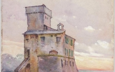 Mabel May Woodward (American, 1877-1945) Castello sul Mare, Rapallo, Italy