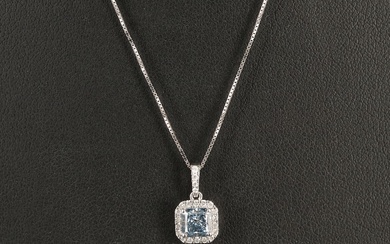 14K 0.63 CTW Lab Grown Diamond Pendant Necklace