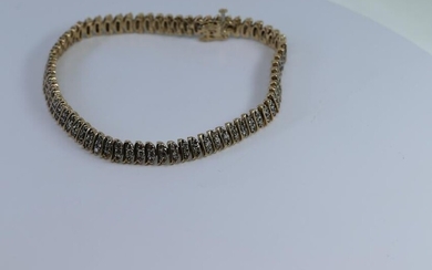 14KT Ladies Diamond Bracelet | Yellow Gold | 3.00ctw