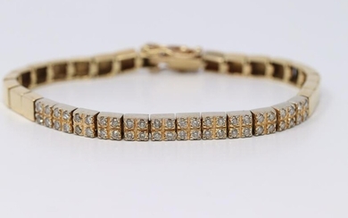 14Kt Diamond Bracelet