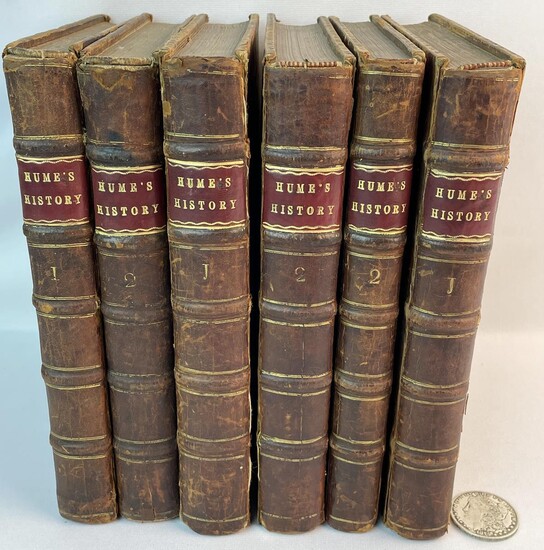 1759 The History of England From The Invasion of Julius Caesar to The Accession of Henry VII; Under The House of Tudor; Under The House of Stuart, Etc.. by David Hume