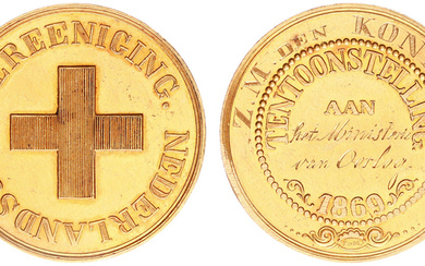 1869 - Medal 'Prijspenning van de tentoonstelling van de Vereeniging...