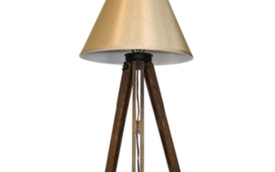 Vintage Surveyor's Tripod Converted Floor Lamp