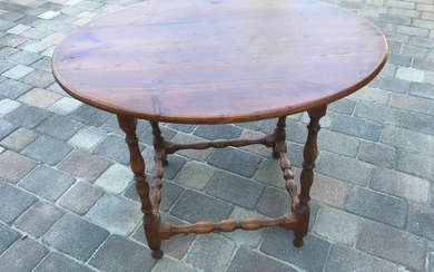 18thC New England Oval Top Tavern Table