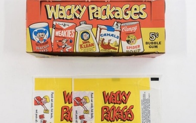 1967 Topps Wacky Packages Display Box & Wax