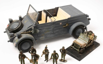 21st Century Toys - WWII Kubelwagen, Jeep and accessories