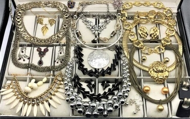 26 Assorted Silver Tone / Gold Tone BLING Jewelry