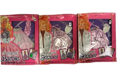 (3) Vintage Barbie and Skipper Fashions