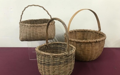 3 Vintage Baskets