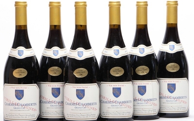 6 bts. Charmes-Chambertin “Vielles Vignes” Grand Cru, Pierre Naigeon 2005 A (hf/in).