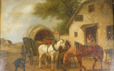 Edmund DITTMANN (act.c.1856 - c.1876). Horses in front
