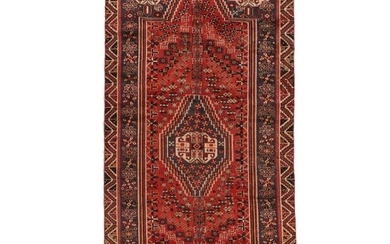 4'7 x 8'8 Hand-Knotted Persian Qashqai Area Rug