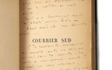 Antoine de SAINT EXUPÉRY 1900-1944 Courrier Sud