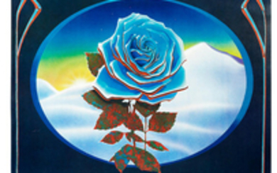 A Bill Graham Presents Grateful Dead / Blues Brothers Winterland Blue Rose Poster