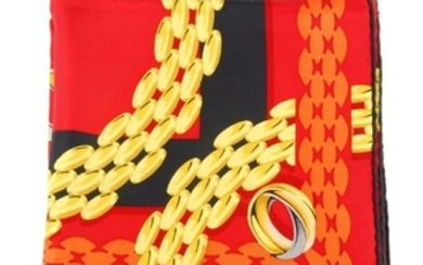 CARTIER - a Trinity Ring scarf. Featuring the maker's