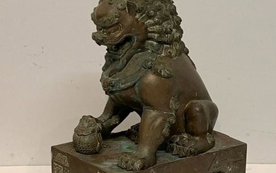 Chinese Bronze Foo Dog