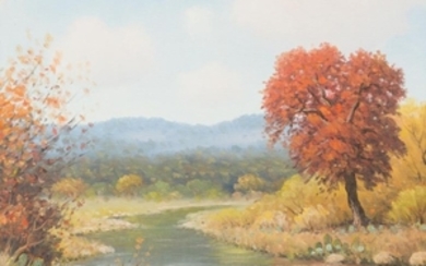 Don Warren (1935-2006), Autumn Landscape, oil