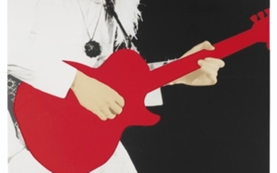 JOHN BALDESSARI (B. 1931), Person with Guitar (Red), from Person with Guitar