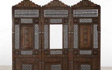 A Levantine three fold floor screen