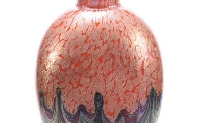 Vase, Loetz Style, Iridescent
