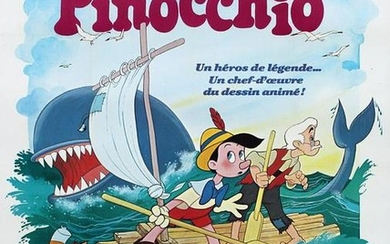 Vintage Poster - French Walt Disney Pinocchio Poster