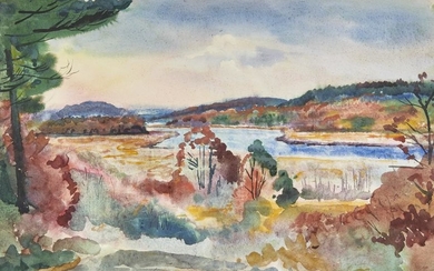 WILLIAM ZORACH, (American, 1887-1966), Maine View
