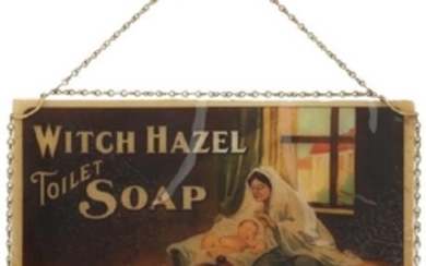 Witch Hazel Soap Advertising Window Hanging