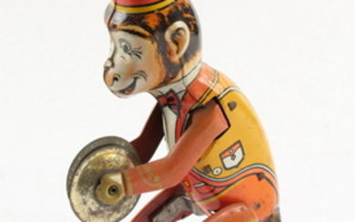 MARX "HOPPO THE WALTZING MONKEY WITH CYMBALS"