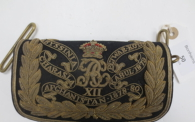 A Full-Dress Flap-Pouch Of An Officer In the 12th Bengal Cavalry, Early 20th Century