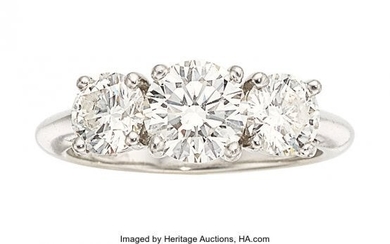 55050: Diamond, Platinum Ring, Tiffany & Co. The ring