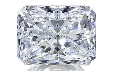 5.7ct Radiant Cut BiancoÂ® Lab-created Diamond