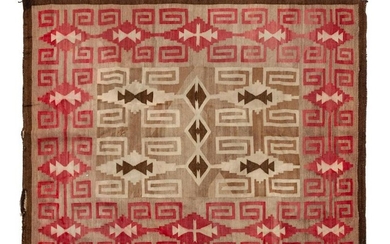 Three Navajo Regional Rugs largest 57 1/2 x 46 inches