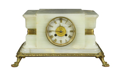 French onyx mantle clock