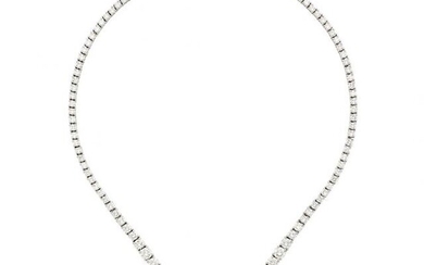 Platinum and Diamond Necklace, Cartier