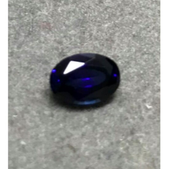 .95ct Ceylon Blue Oval BiancoÂ® Lab-created Sapphire