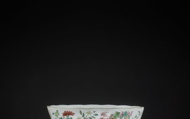 A LARGE BUTTERFLY BOWL, DAOGUANG MARK AND PERIOD...