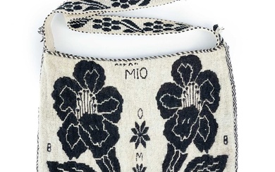A Mexican wool shoulder bag, second half of 20th century.