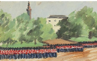 Â§ PAUL LUCIEN MAZE (FRENCH 1887-1979) GUARDS, TROOPING