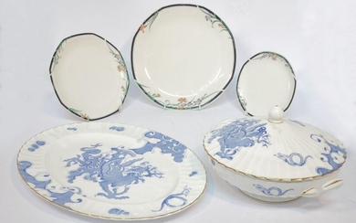 A Royal Worcester bone china porcelain part...